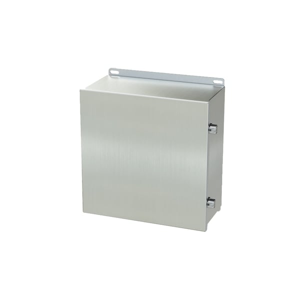 Electrical Enclosures, 12.13 in H, 6 in D, 12 in W, NEMA 3R, 4, 4X, 12, 13, 304 Stainless Steel
